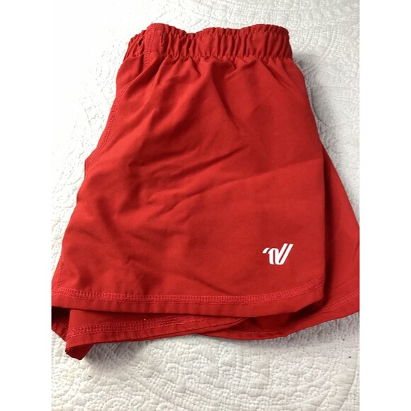 Varsity Cheer Red Athletic Shorts Womens Small Polyester/Spandex Blend*EUC - Picture 3 of 5